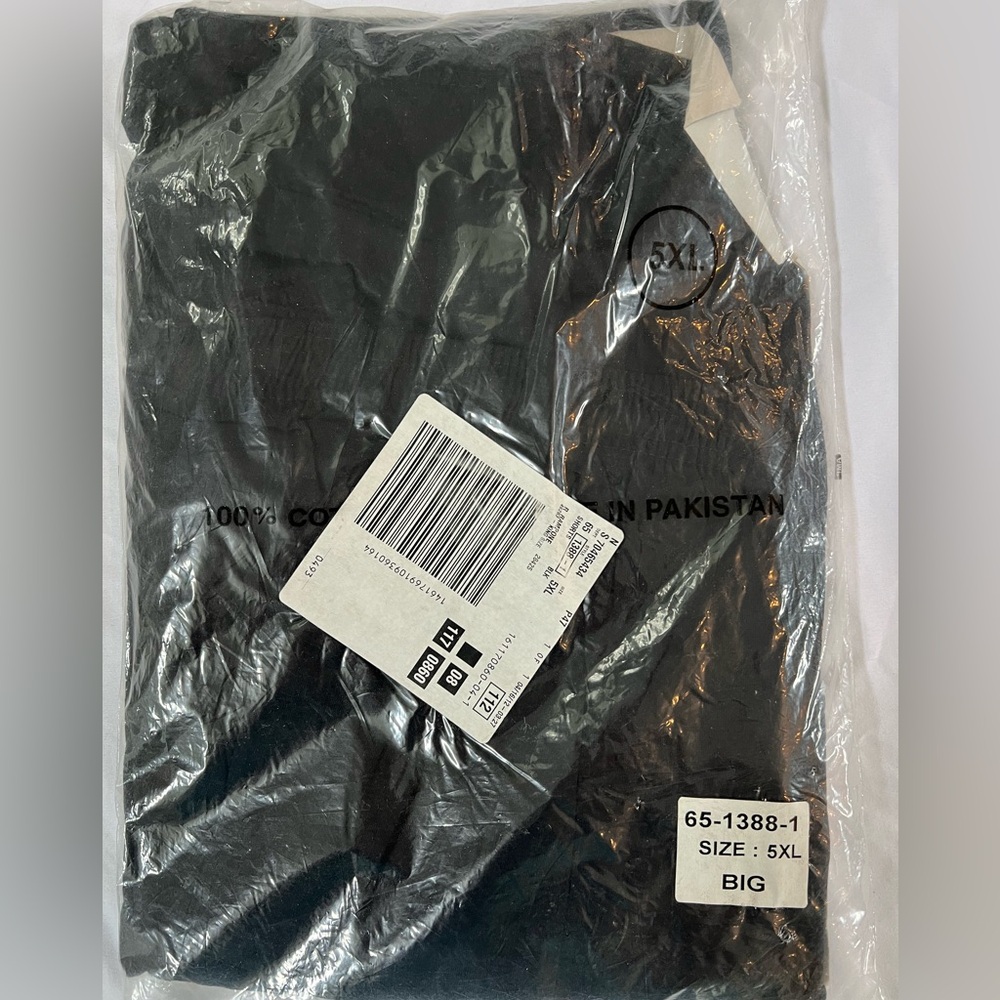 🔥RARE RAMPONE MEN'S 100% COTTON CARGO SHORTS KING SIZE 5XL BIG COLOR BLACK NWT!